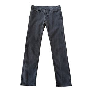 Levi's Women's Slight Curve‎ Straight Leg Jeans Gray Black Size 4 (27)